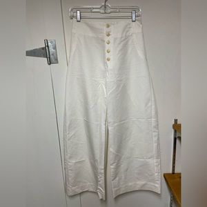 Ilana Kohn white cotton pants, size 2